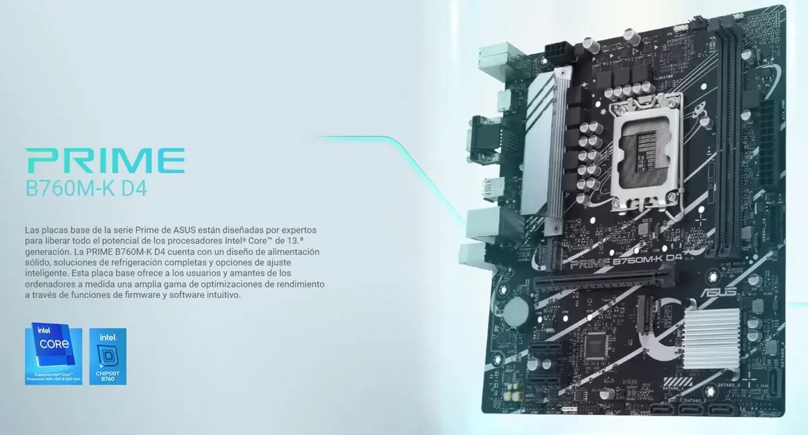 ASUS Prime B760M-K D4 ASUS Prime B760M-K D4