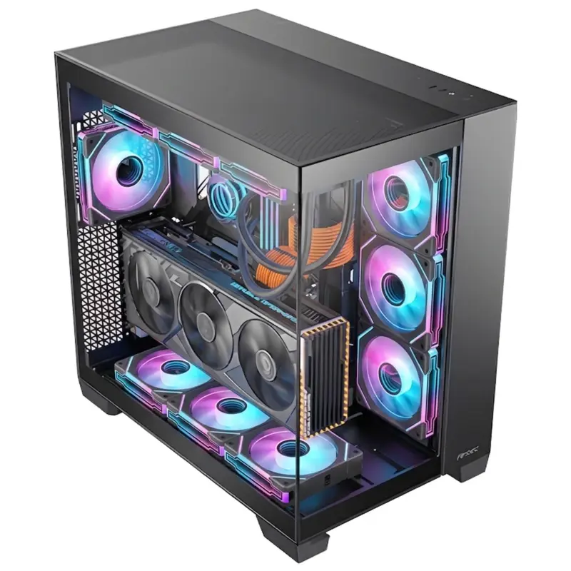 - Caja ANTEC PERSONALIZADA - ATX con 7 ventiladores PWM ARGB