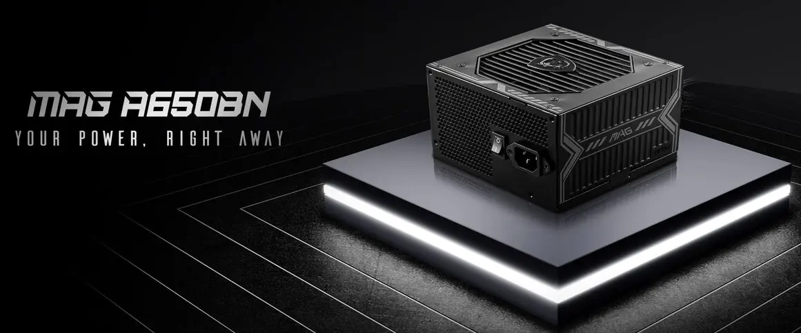 MSI MAG A650BN 650W 80 Plus Bronze MSI MAG A650BN 650W 80 Plus Bronze