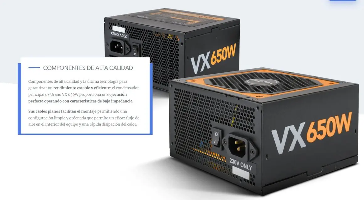 NOX 650W 80 Plus Bronze NOX 650W 80 Plus Bronze